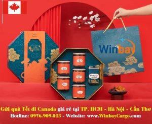 Gửi hàng quà Tết đi Canada tại TPHCM - Winbay Cargo